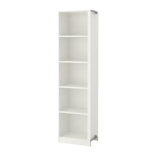 PAX - add-on corner unit with 4 shelves, white, 53x35x201 cm | IKEA Taiwan Online - PE641393_S4