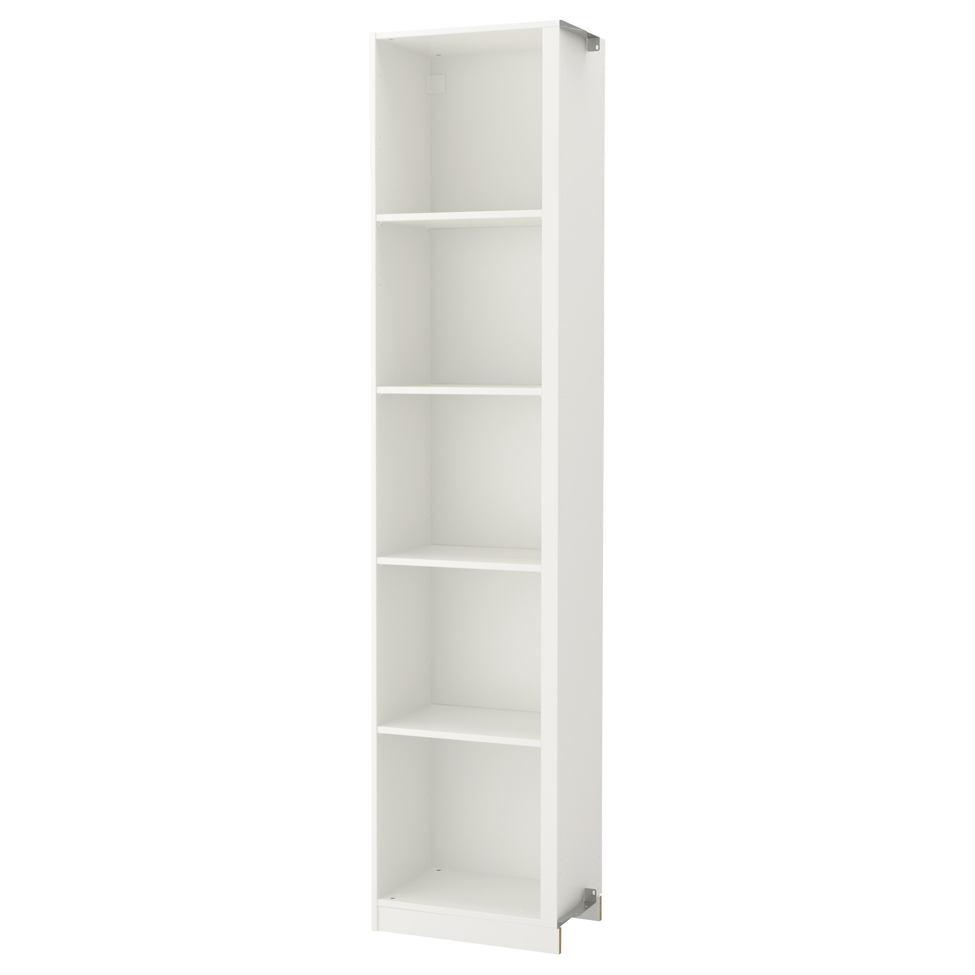 PAX add-on corner unit with 4 shelves