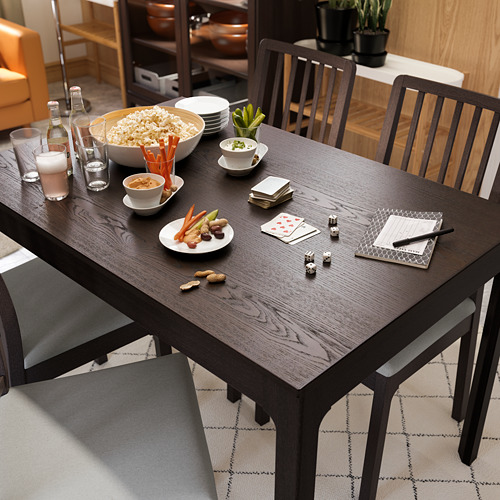 EKEDALEN - 延伸桌, 深棕色 | IKEA 線上購物 - PE731900_S4