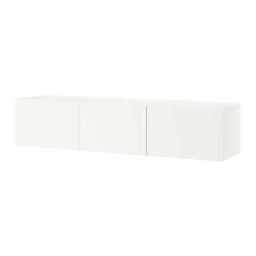BESTÅ - TV bench with doors, white/Lappviken white, 180x42x38 cm | IKEA Taiwan Online - PE731908_S4