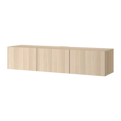 BESTÅ - 電視櫃附門板, 染白橡木紋/Lappviken 染白橡木紋, 180x42x38 公分 | IKEA 線上購物 - PE731910_S4