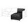 VIMLE - 躺椅組, Grann/Bomstad 黑色, 81x164x83 公分 | IKEA 線上購物 - PE774708_S1