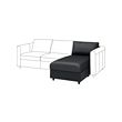 VIMLE - chaise longue section, Grann/Bomstad black | IKEA Taiwan Online - PE774708_S2 