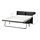 VIMLE - frame, 2-seat sofa-bed section, Grann/Bomstad black, Grann/Bomstad black | IKEA Taiwan Online - PE774712_S1