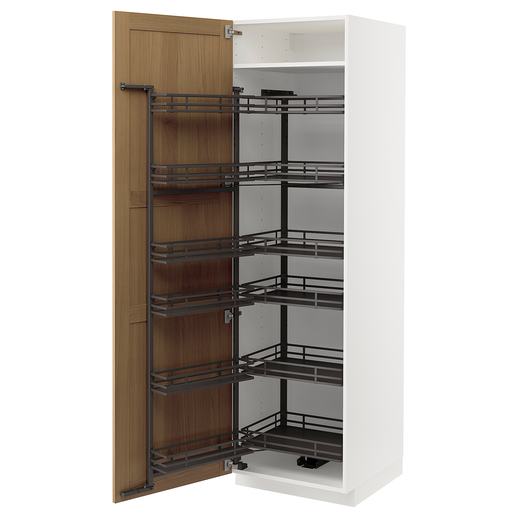 METOD high cabinet with pull-out larder
