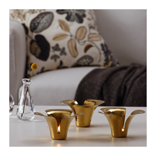 STILLHET - 小蠟燭燭台, 黃銅色 | IKEA 線上購物 - PE576159_S4