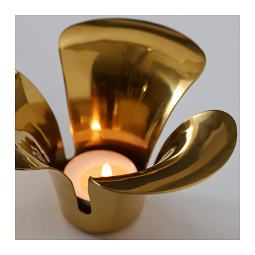 STILLHET - tealight holder, brass-colour | IKEA Taiwan Online - PE576158_S4