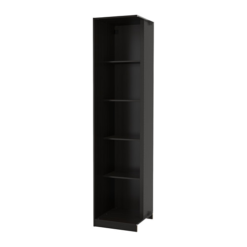 PAX - add-on corner unit with 4 shelves, black-brown | IKEA Taiwan Online - PE641402_S4