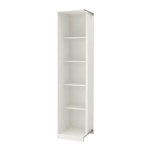 PAX add-on corner unit with 4 shelves