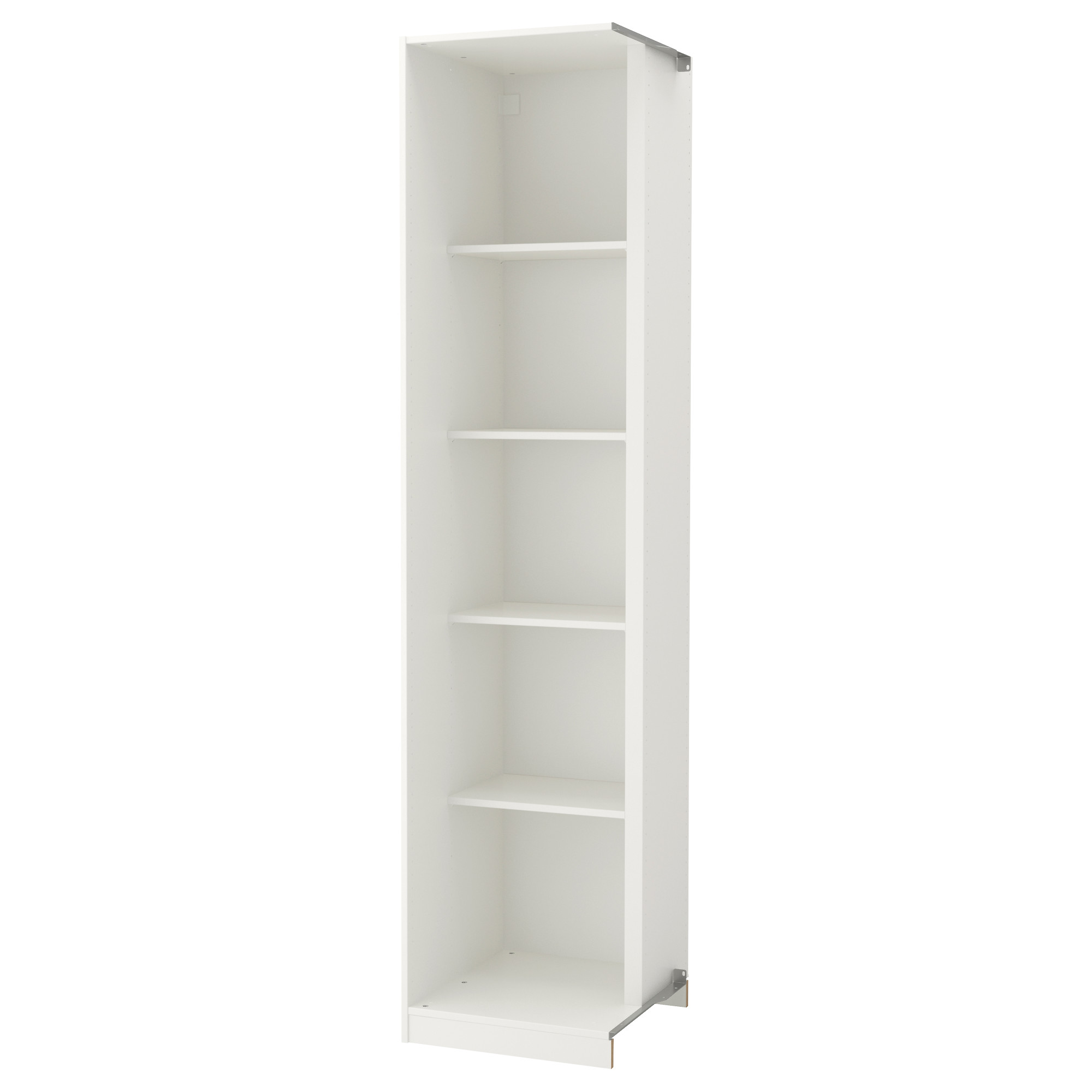 PAX add-on corner unit with 4 shelves