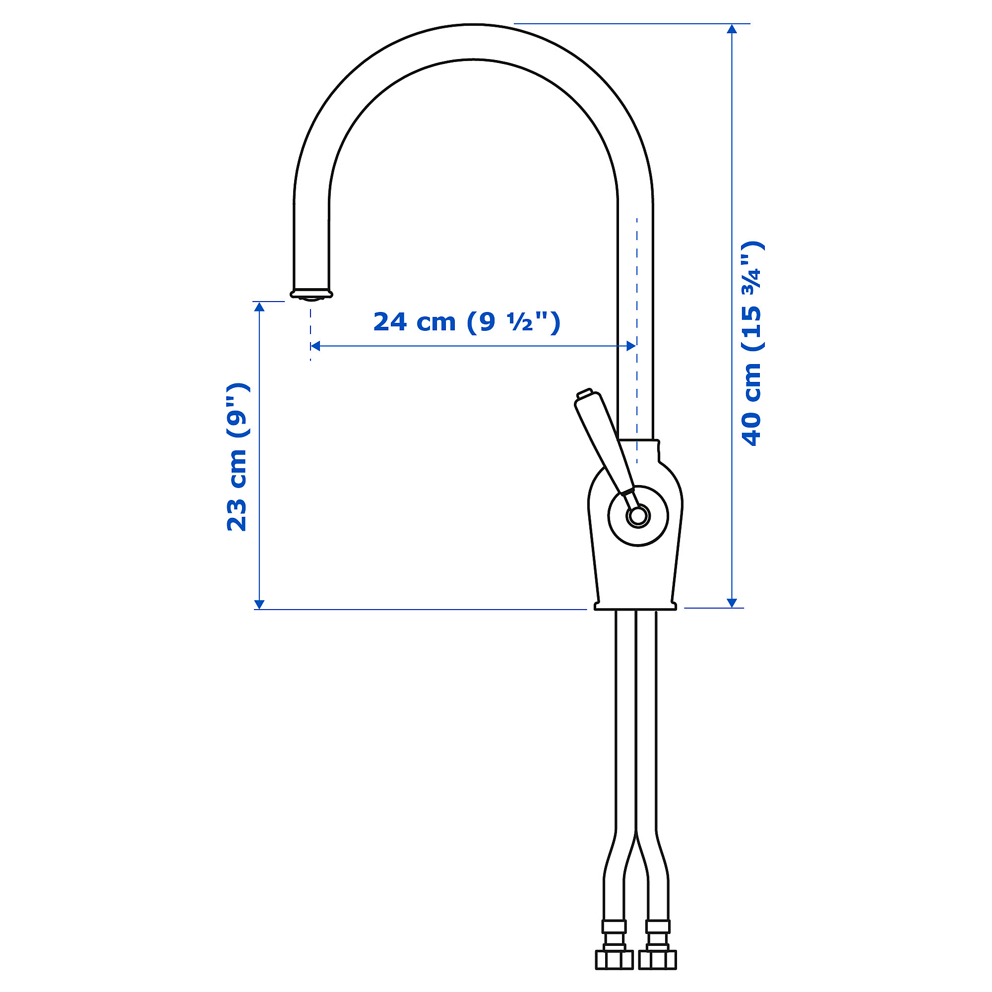 INSJÖN kitchen mixer tap