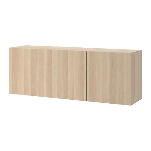 BESTÅ - 上牆式收納櫃組合, 染白橡木紋/Lappviken 染白橡木紋, 180x42x64 公分 | IKEA 線上購物 - PE731963_S4