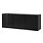 BESTÅ - wall-mounted cabinet combination, black-brown/Selsviken high-gloss/black | IKEA Taiwan Online - PE731969_S1