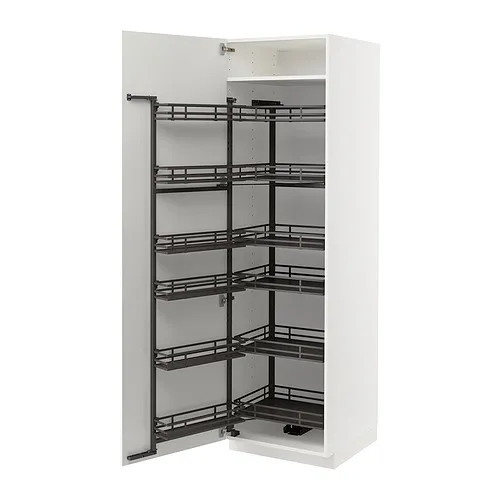 METOD - 高櫃附拉出式食品櫃, 白色/Ringhult 白色, 60x60x200 公分 | IKEA 線上購物 - PE873417_S4
