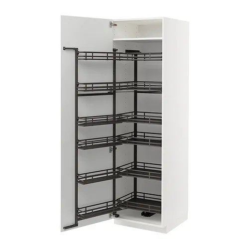 METOD - 高櫃附拉出式食品櫃, 白色/Stensund 白色, 60x60x200 公分 | IKEA 線上購物 - PE873443_S4