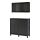 BESTÅ - storage combination w doors/drawers, black-brown/Lappviken/Stubbarp black-brown clear glass | IKEA Taiwan Online - PE731979_S1