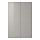 HOKKSUND - pair of sliding doors, high-gloss light grey | IKEA Taiwan Online - PE641587_S1