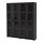 BRIMNES - storage combination w glass doors, black | IKEA Taiwan Online - PE689101_S1