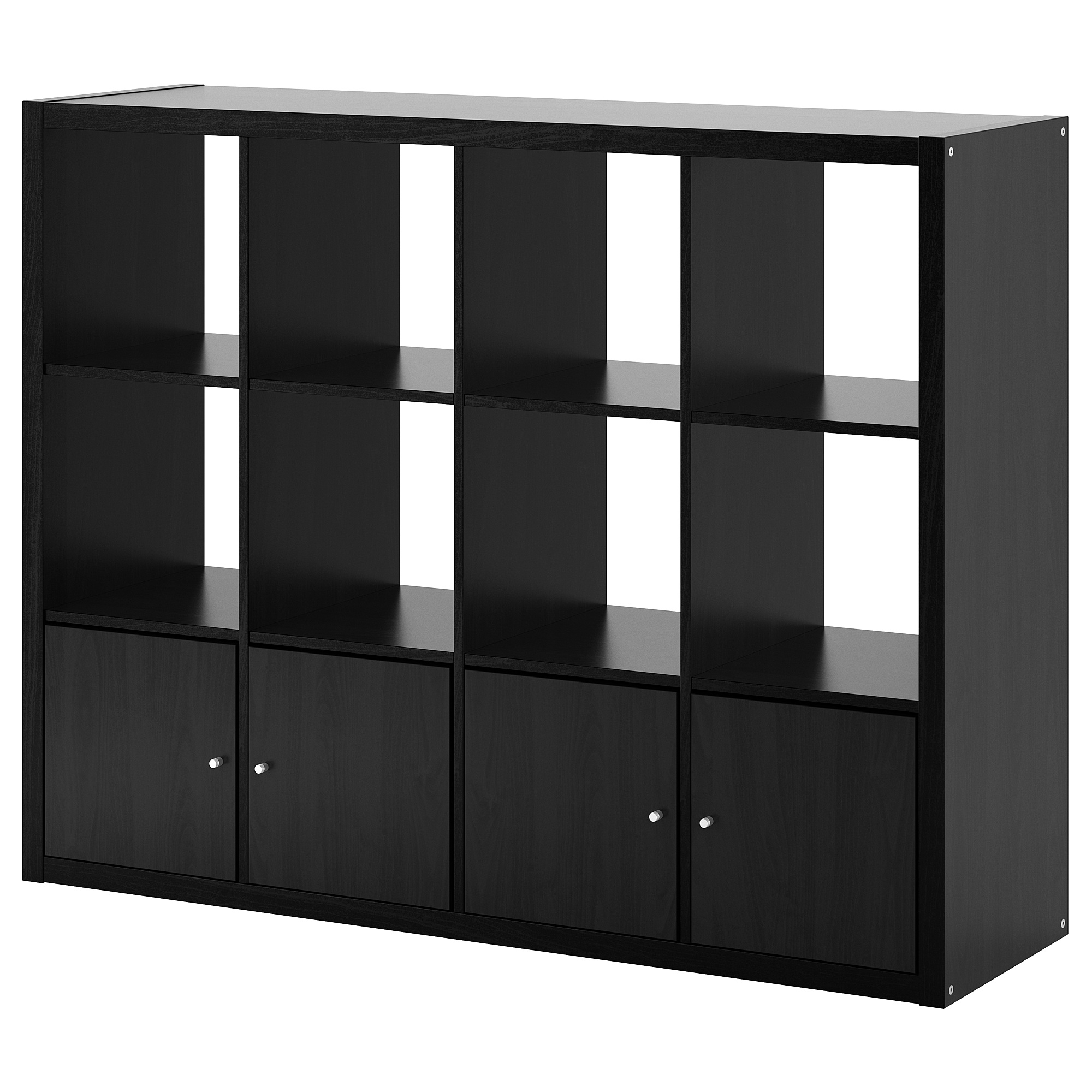 KALLAX shelving unit with 4 inserts