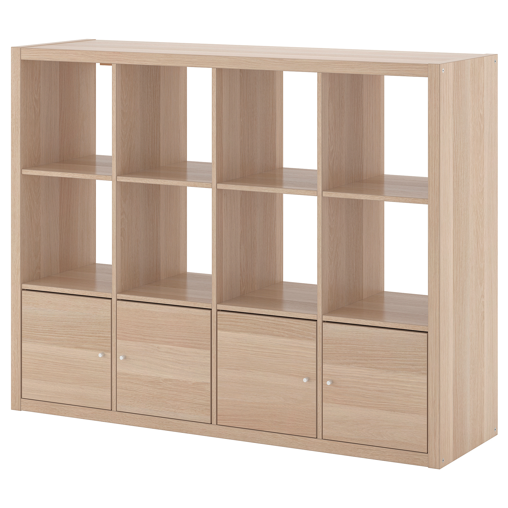 KALLAX shelving unit with 4 inserts