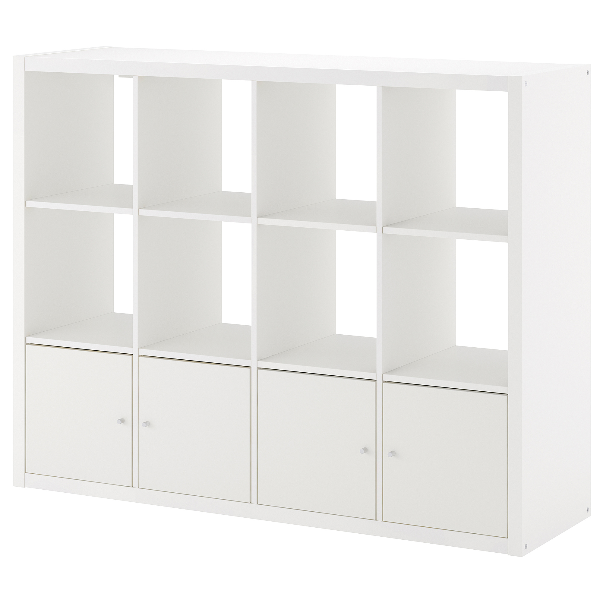 KALLAX shelving unit with 4 inserts