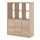 KALLAX - 層架組附6隔板, 染白橡木紋 | IKEA 線上購物 - PE689119_S1