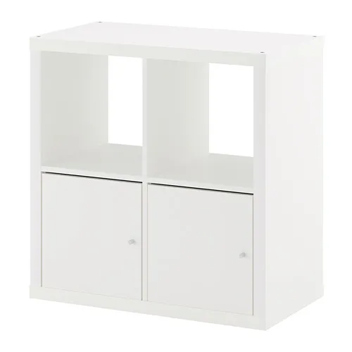 KALLAX - 層架組附門片, 白色, 77x77 公分 | IKEA 線上購物 - PE689126_S4