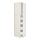 METOD/MAXIMERA - 雙門高櫃附4抽屜, 白色/Veddinge 白色 | IKEA 線上購物 - PE515470_S1