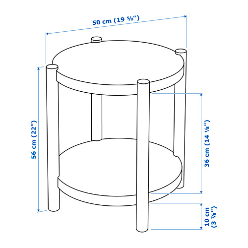 LISTERBY side table