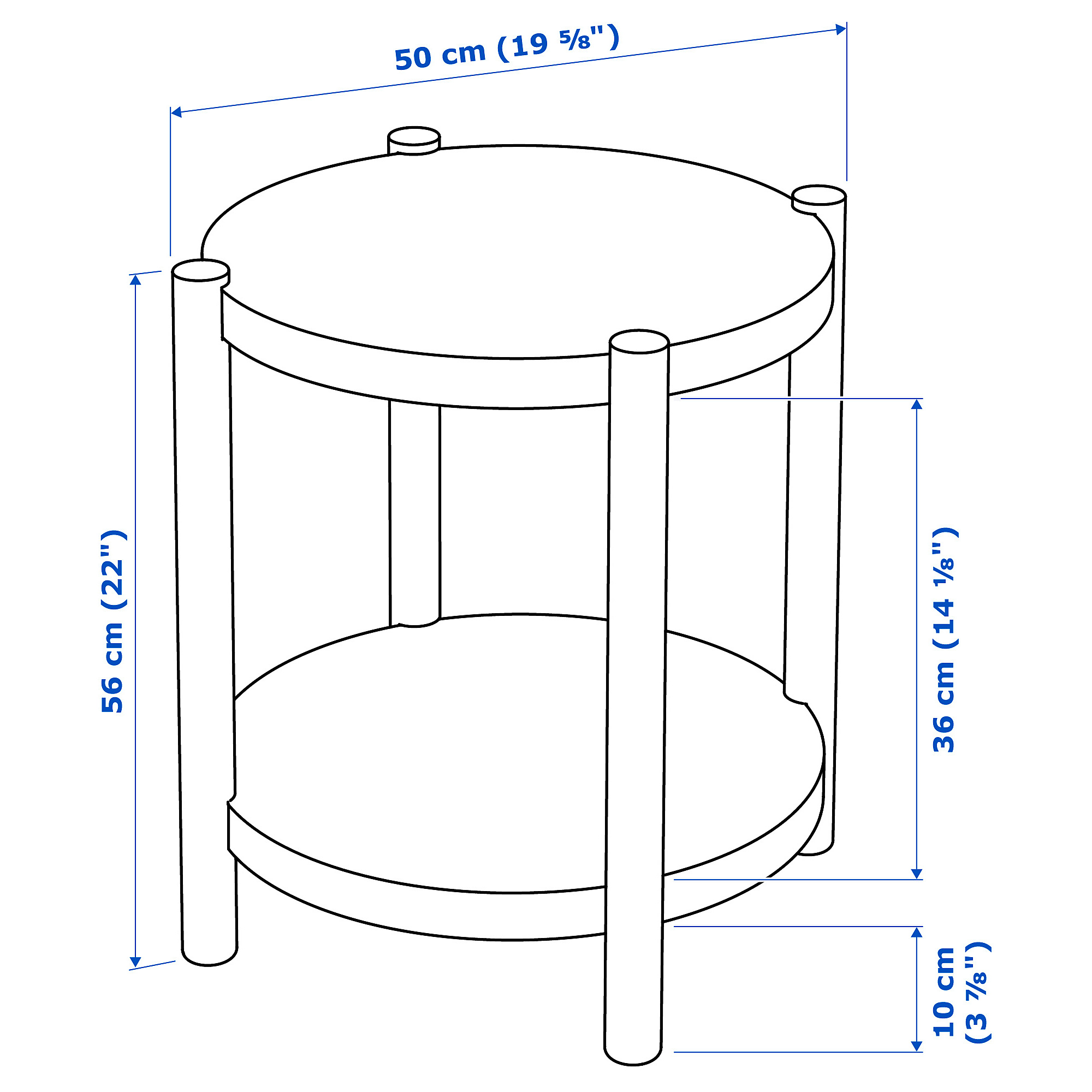 LISTERBY side table