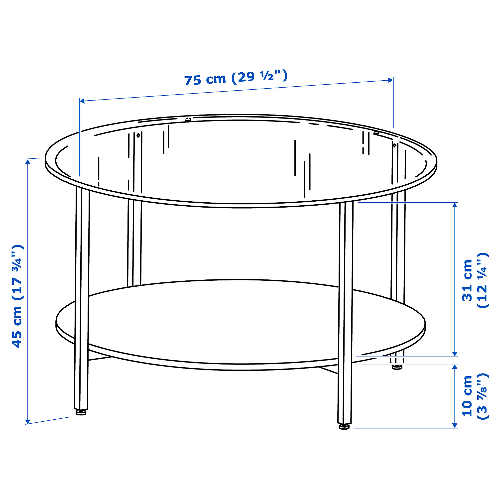 VITTSJÖ coffee table