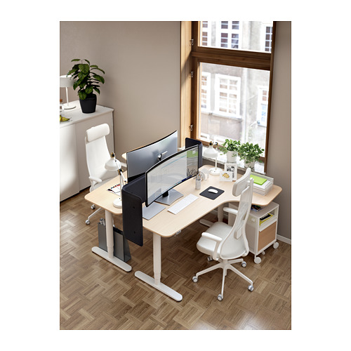 BEKANT corner desk right sit/stand