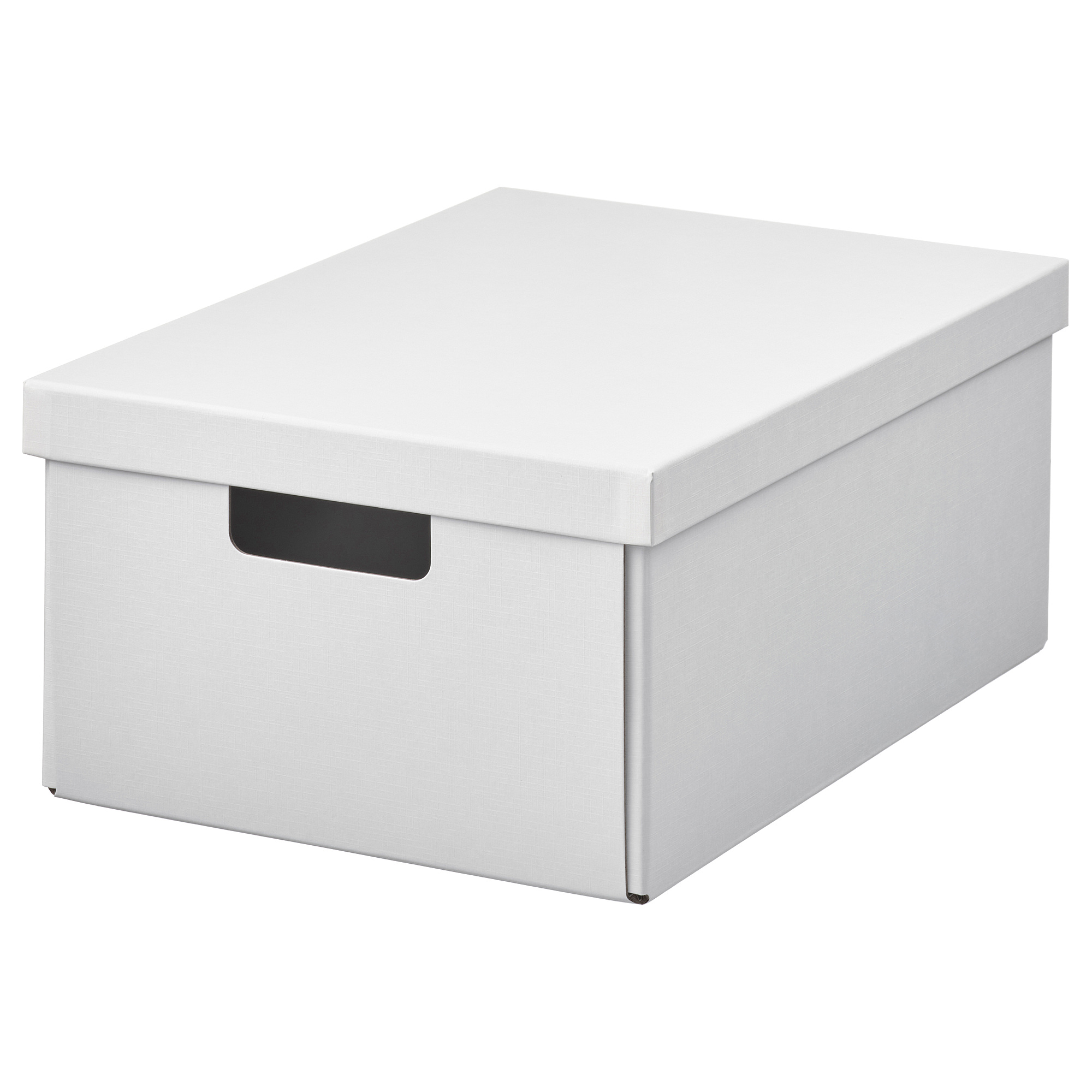 FJÄDERHARV storage box with lid