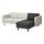 LANDSKRONA - frame chaise longue section, Grann/Bomstad black, 79x158x78 cm | IKEA Taiwan Online - PE514878_S1