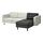 LANDSKRONA - frame chaise longue section, Grann/Bomstad black | IKEA Taiwan Online - PE514878_S1