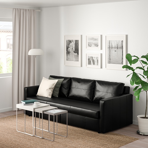 FRIHETEN - three-seat sofa-bed, Bomstad black | IKEA Taiwan Online - PE689376_S4