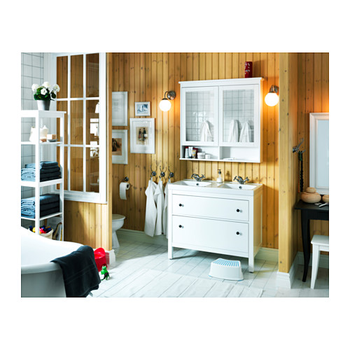 HEMNES mirror cabinet with 2 doors