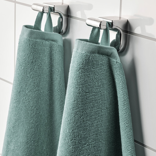VÅGSJÖN - hand towel, grey-turquoise | IKEA Taiwan Online - PE786866_S4