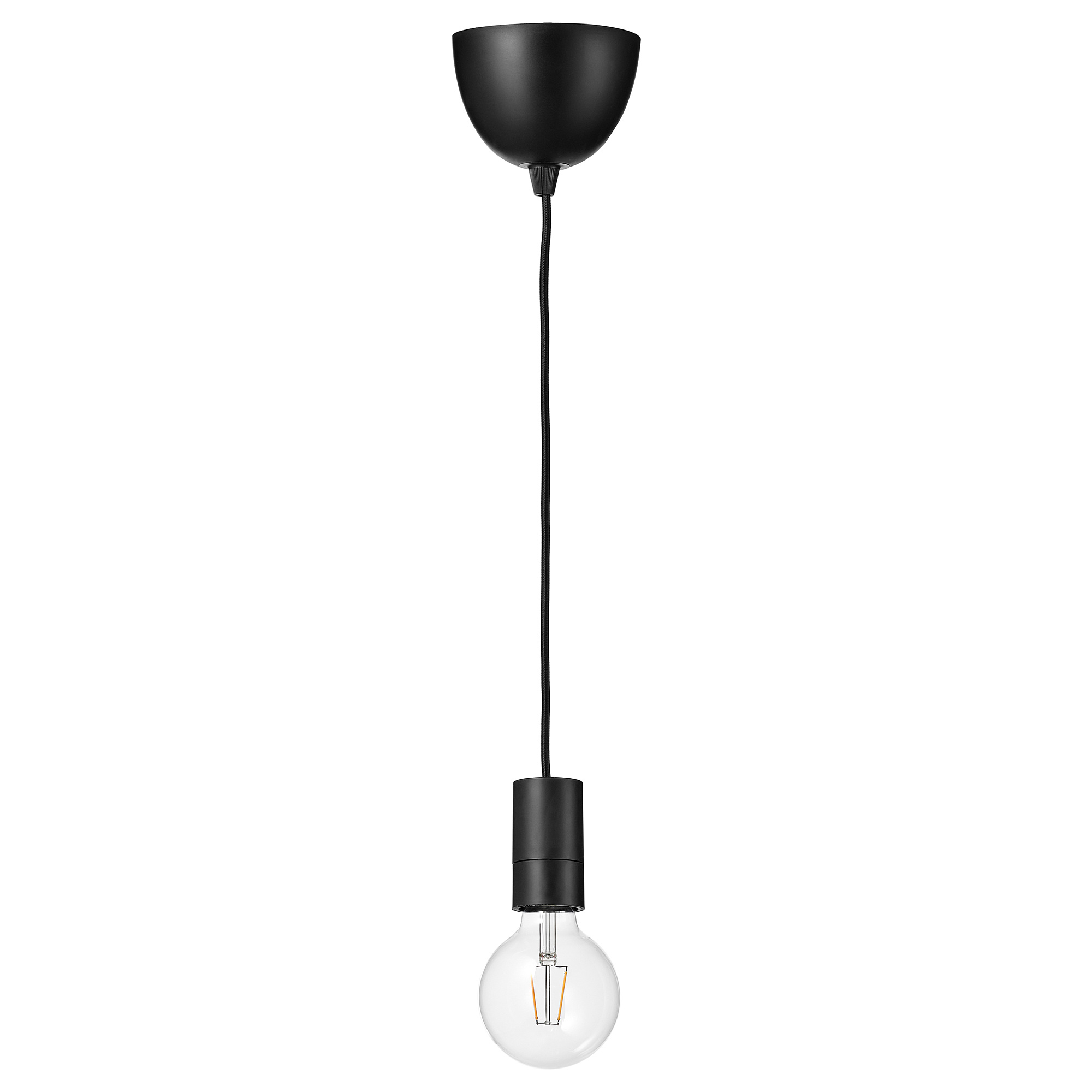 SUNNEBY/LUNNOM pendant lamp with light bulb
