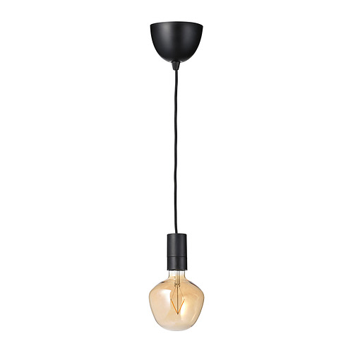 SUNNEBY/MOLNART pendant lamp with light bulb