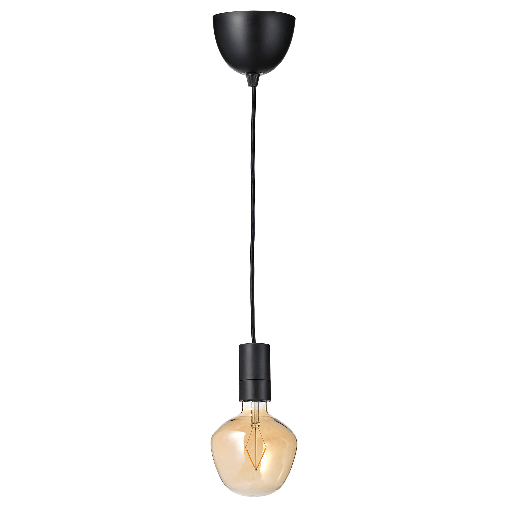 SUNNEBY/MOLNART pendant lamp with light bulb