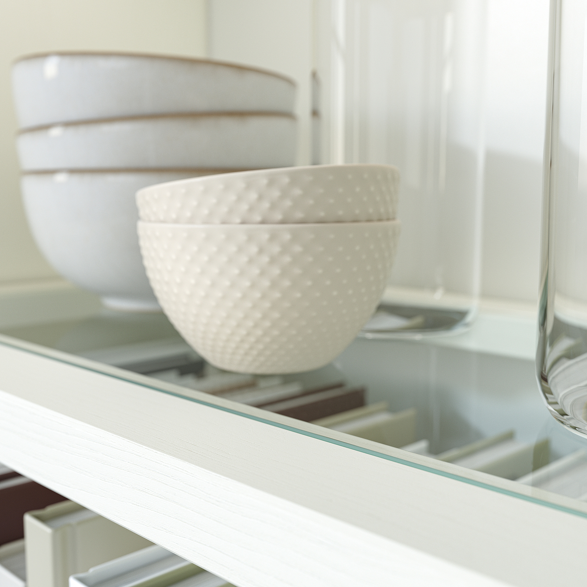 HAVSTA storage comb w sliding glass doors