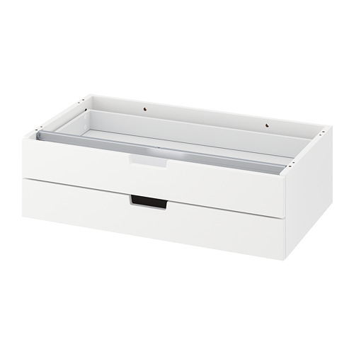NORDLI - 抽屜櫃/2抽, 白色 | IKEA 線上購物 - PE775911_S4