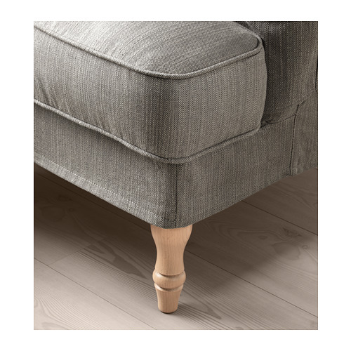 STOCKSUND - armchair, Nolhaga grey-beige/light brown/wood | IKEA Taiwan Online - PE689630_S4
