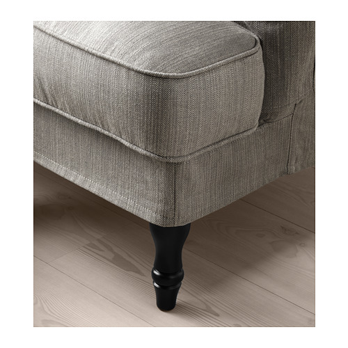 STOCKSUND - 扶手椅, Nolhaga 灰米色/黑色/木材 | IKEA 線上購物 - PE689634_S4