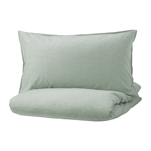 BERGPALM duvet cover and 2 pillowcases