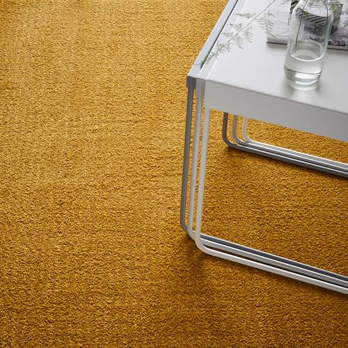 LANGSTED - 短毛地毯, 黃色, 133x195 | IKEA 線上購物 - PE732576_S4