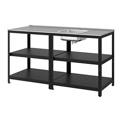 Grillskar 戶外廚用水槽 底櫃 不鏽鋼 Ikea 線上購物