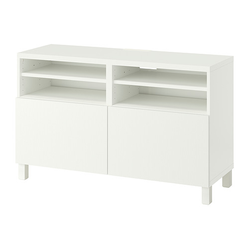 BESTÅ TV bench with doors