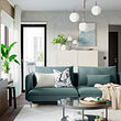 SÖDERHAMN 3-seat sofa-bed